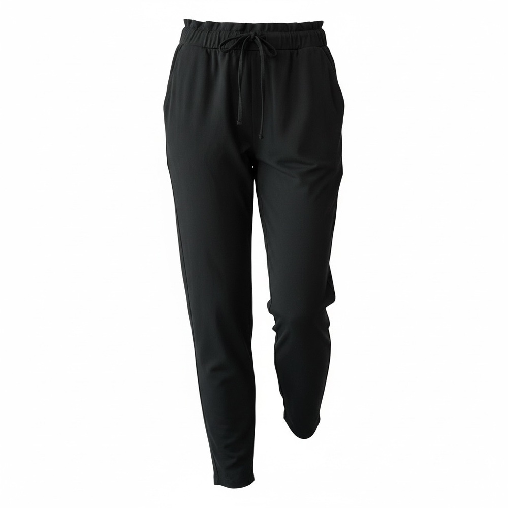 Lululemon Keep Moving High-Rise Pant 7/8 Black Tapered Trousers W5DCFS Size 6